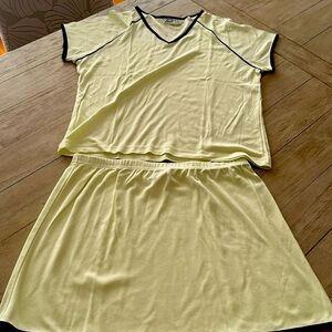 Tail Vintage Tennis Outfit Pima Cotton Micro Modal Interlock Size L/XL Green